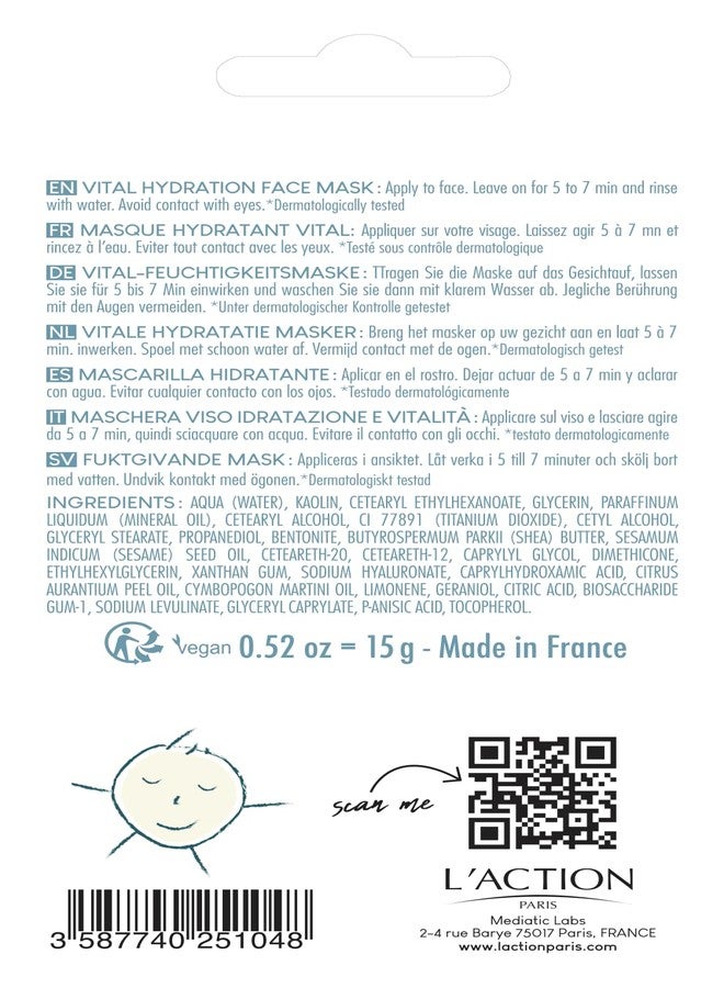 L'Action Paris Vital hydratation Face Mask - Image 2